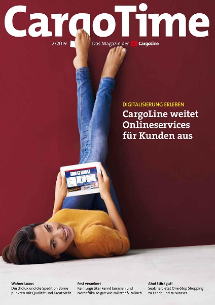 Kundenzeitschrift CargoLine, Digitalisierung, Onlineservices, Onlinespedition