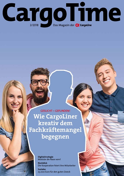 Kundenzeitschrift CargoTime der Speditionskooperation CargoLine